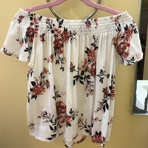 Kendall and Kylie off the shoulder top